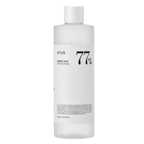 [Anua] Heartleaf 77% Soothing Toner 500ml *JUMBO SIZE*