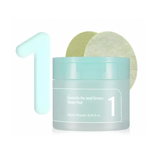 [Numbuzin] No.1 Centella Re-Leaf Green Toner Pad 70pcs