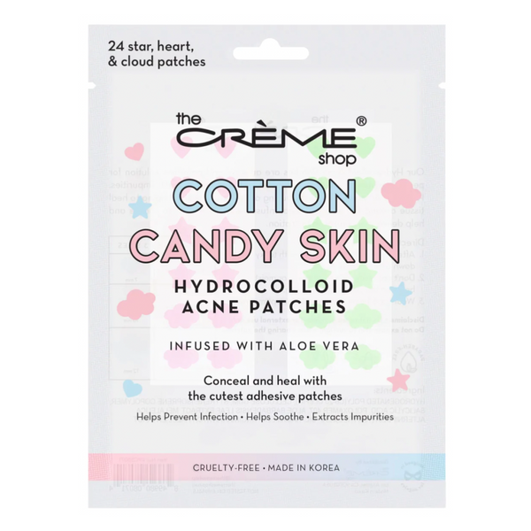 [The Creme Shop] Hydrocolloid Acne Patches - Cotton Candy Skin (Blue + Pink)