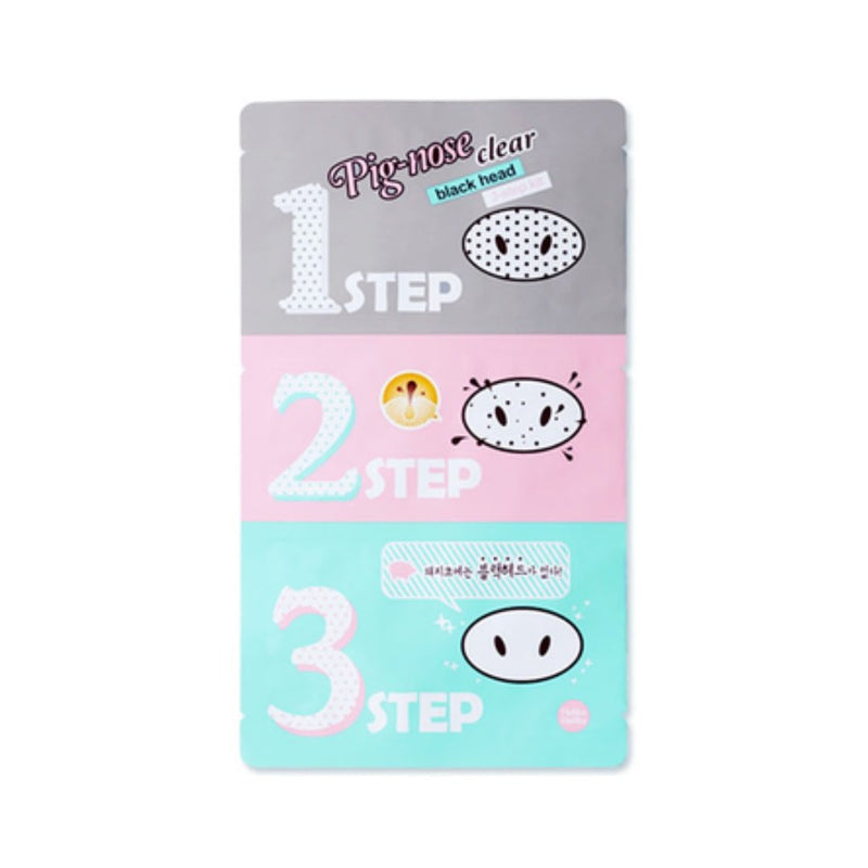 [Holika Holika] Pig Nose Clear Blackhead 3 Step Kit Nose Strip
