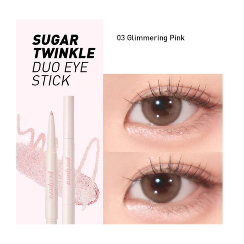 [Peripera] Sugar Twinkle Duo Eye Stick 03 Glimmering Pink