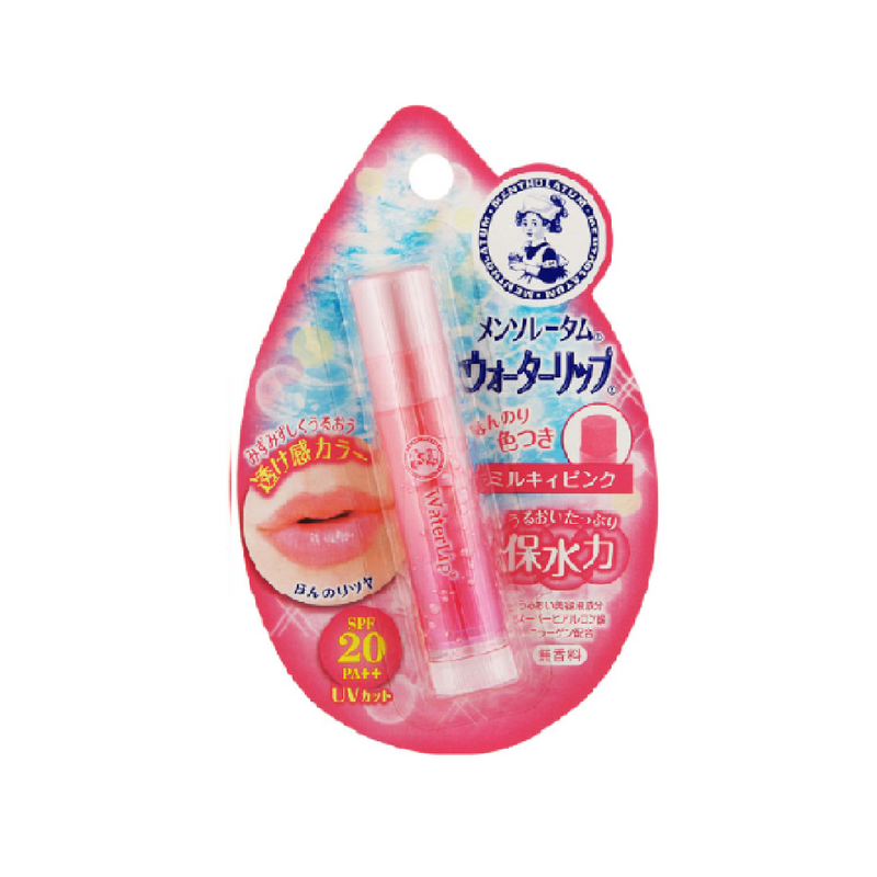 [Rohto Mentholatum] Water Lip Color Balm SPF 20 PA++ Milky Pink