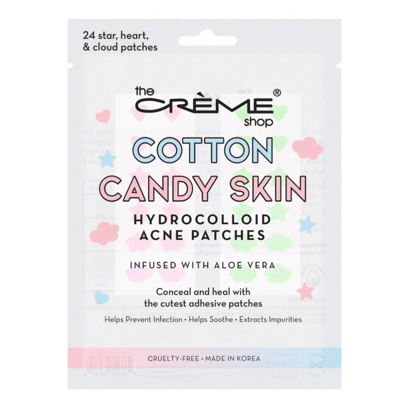 [The Creme Shop] Hydrocolloid Acne Patches - Cotton Candy Skin (Pink + Green)