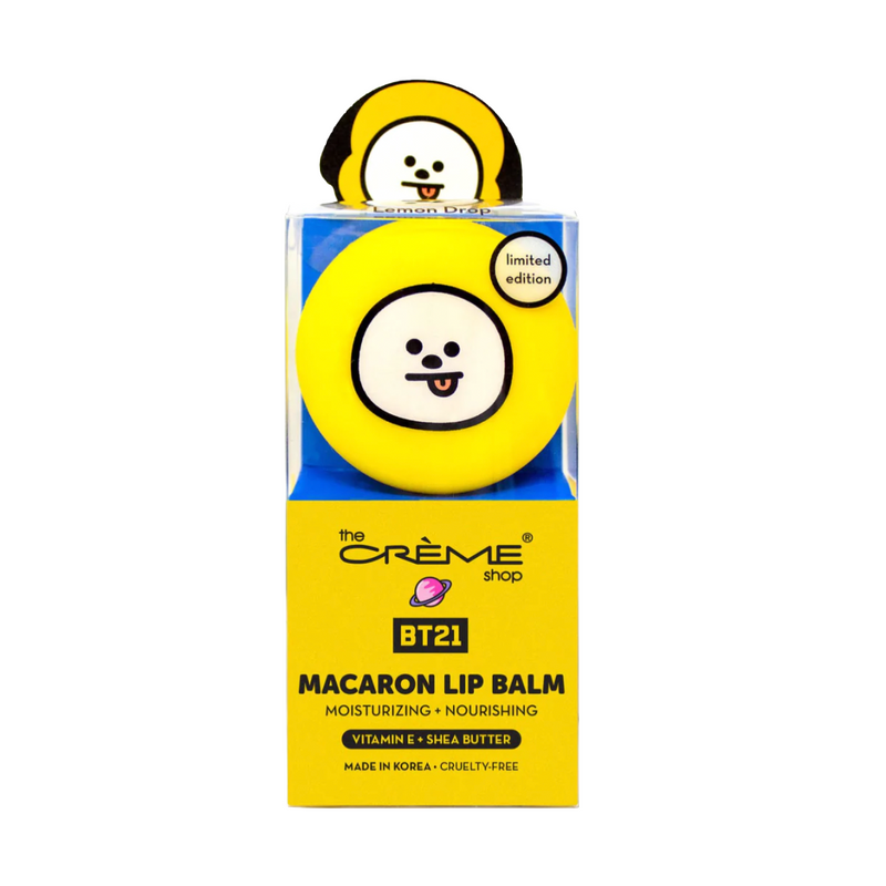 [The Crème Shop x BT21] CHIMMY Macaron Lip Balm - Lemon Drop