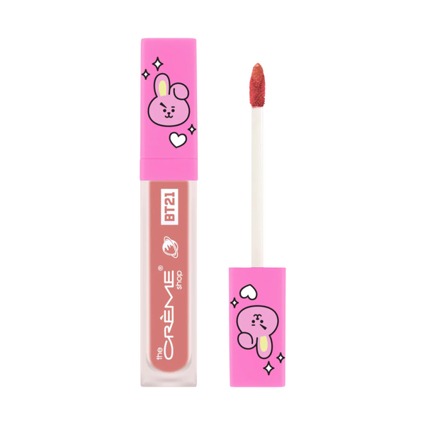 [The Crème Shop x BT21] UNIVERSTAIN Lip Tint - Cozy Rosy (COOKY)