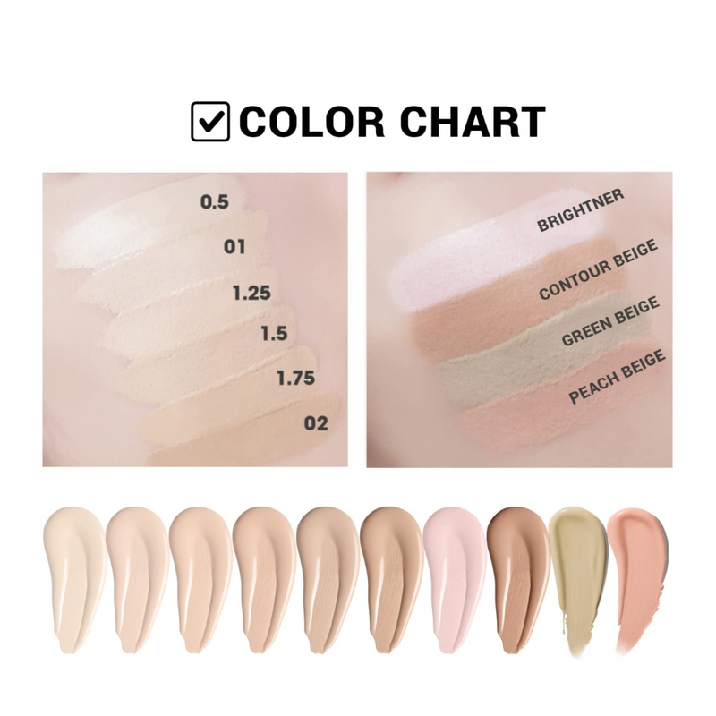 [The Saem] Cover Perfection Tip Concealer - 7 Shades